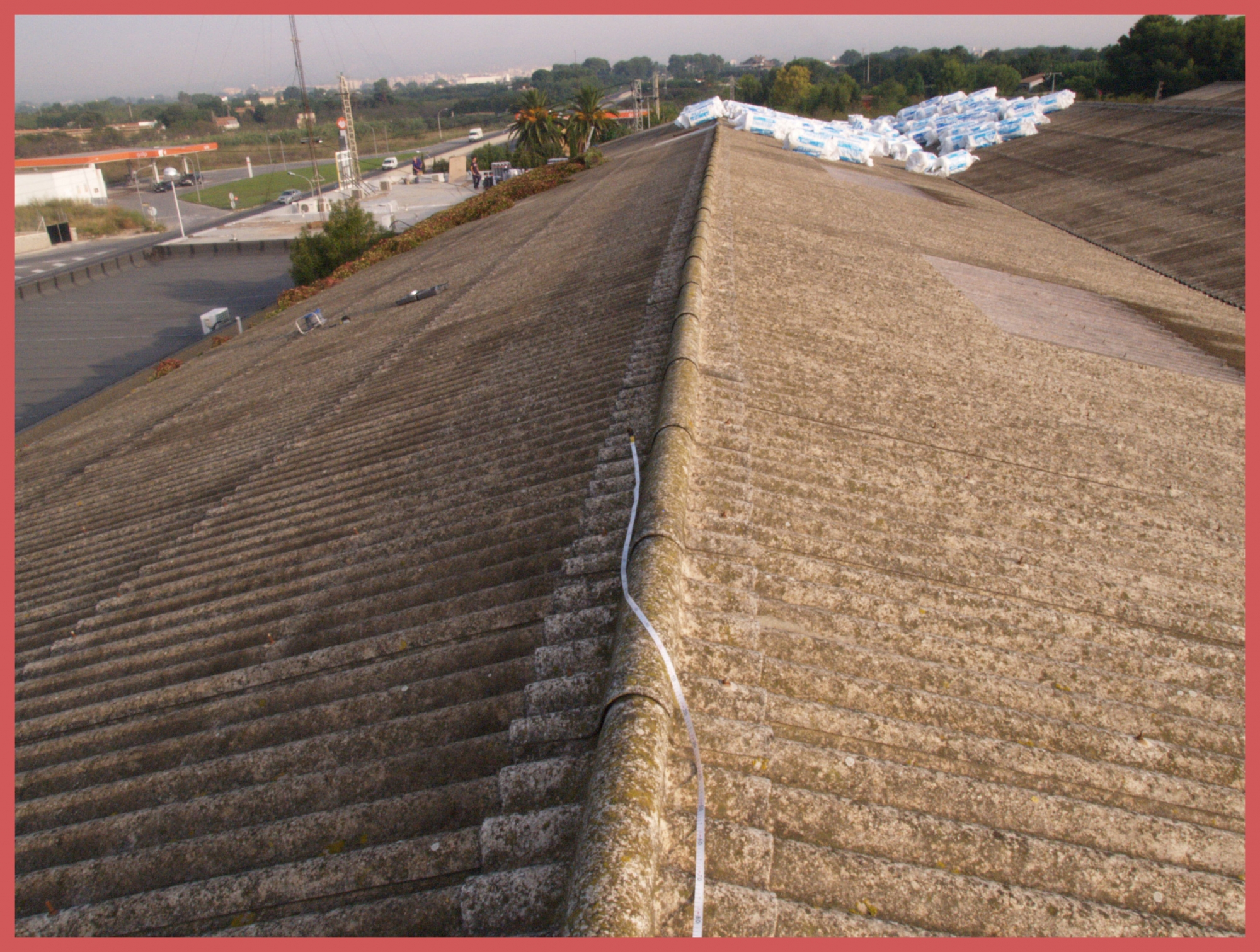 Cubierta de Uralita estado inicial