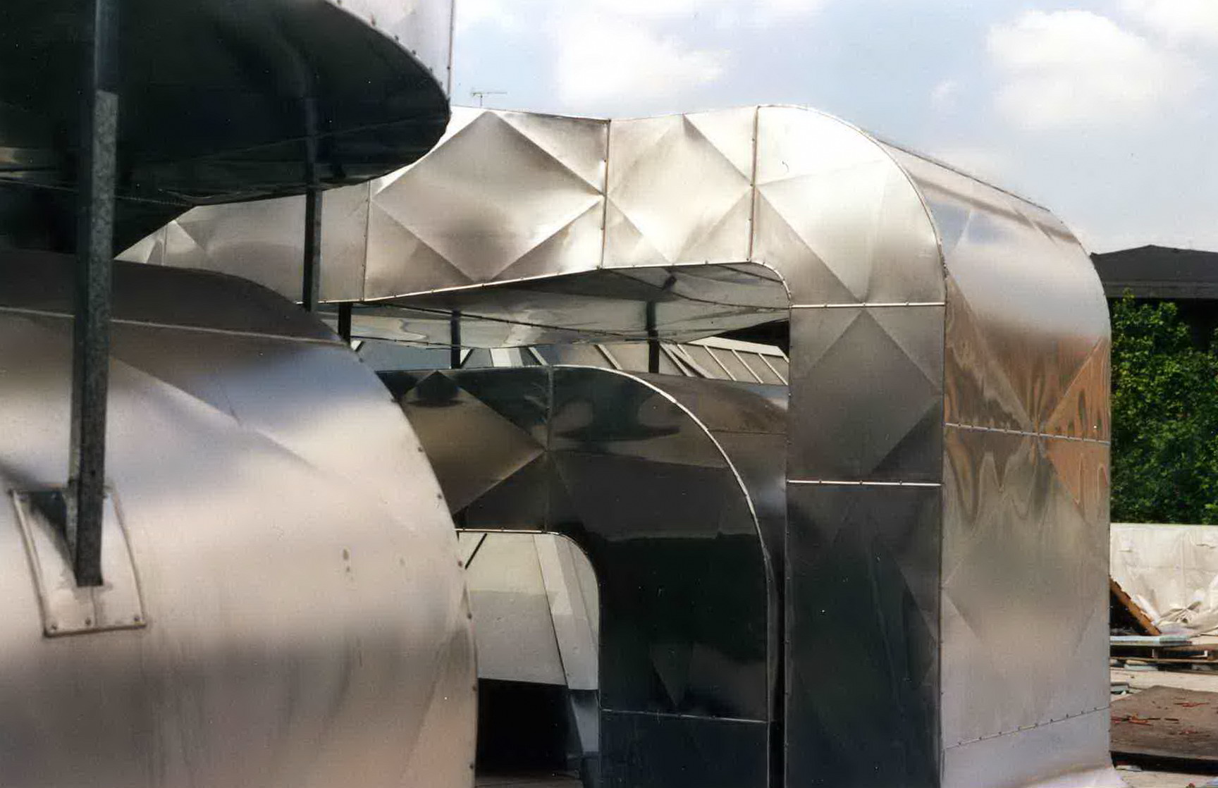 Aislamientos de conductos en cubierta