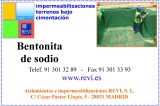 Impermeabilización bajo terreno con bentonita de sodio